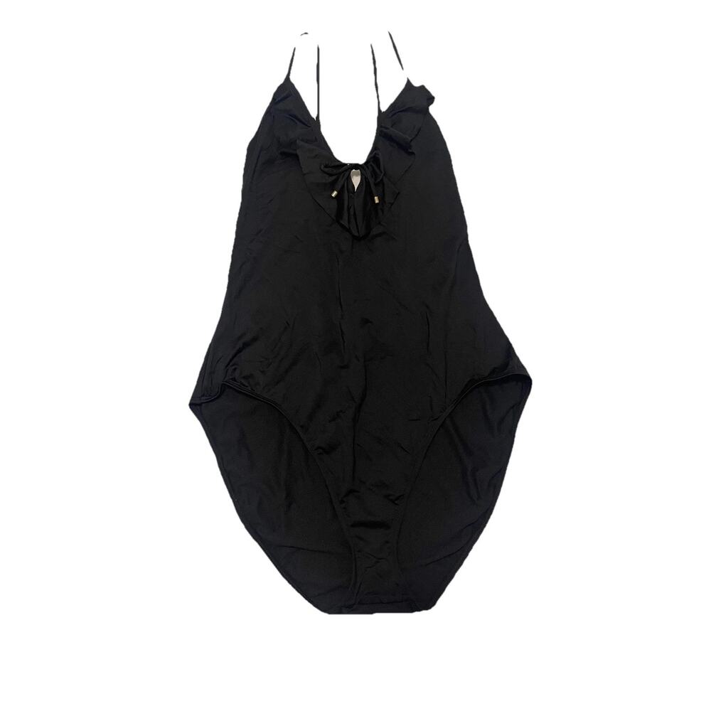 Old Navy One Piece Woman's Swim Suit Black XXL Black